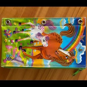 🌲Vintage used Lisa Frank pencil pouch/ early 2000’s
